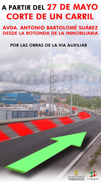 Cambios en el tráfico en el Arco Norte del Bulevar Ronda debido a las obras de la vía auxiliar