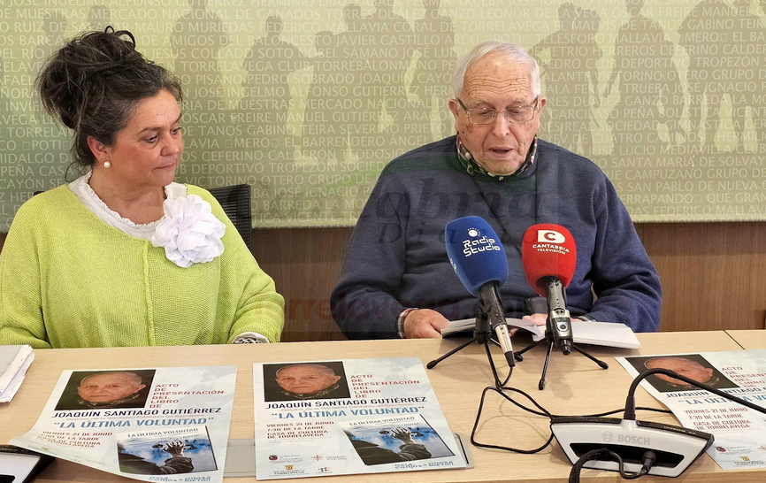 Joaquín Santiago presenta su libro ‘La última voluntad’ el 21 de junio en la Casa de Cultura