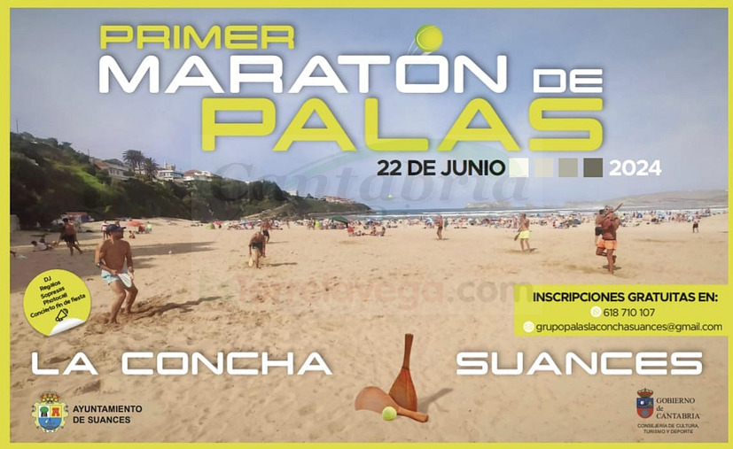 La Concha de Suances acogerá el I Maratón de Palas