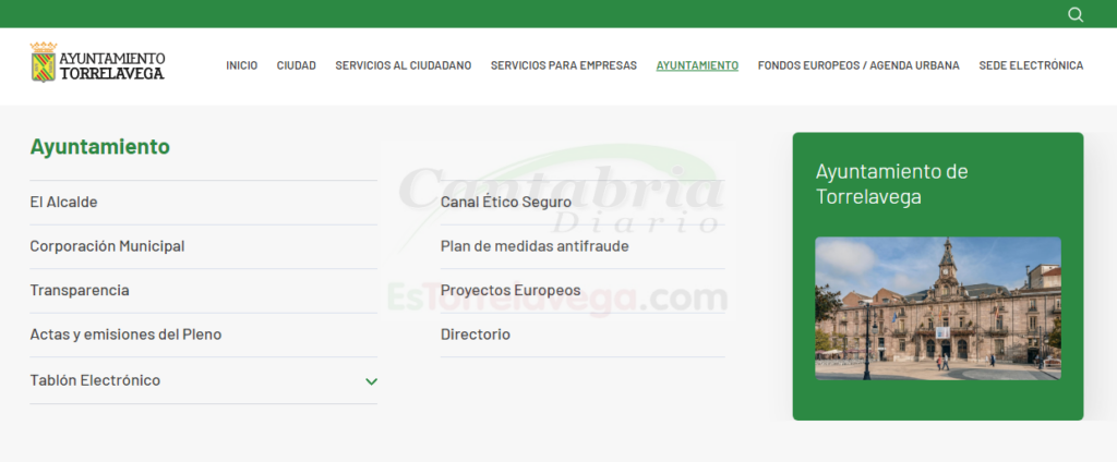 Torrelavega renueva su página web municipal