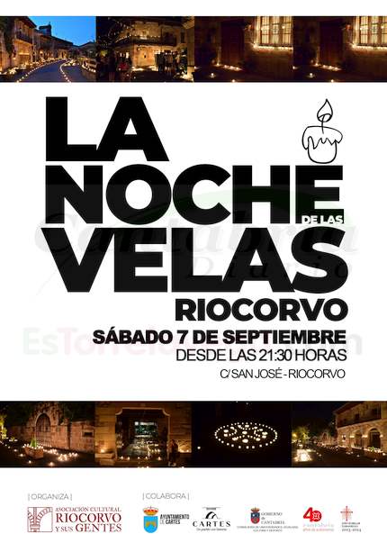 La 'Noche de las velas' volverá a Riocorvo el 7 de septiembre