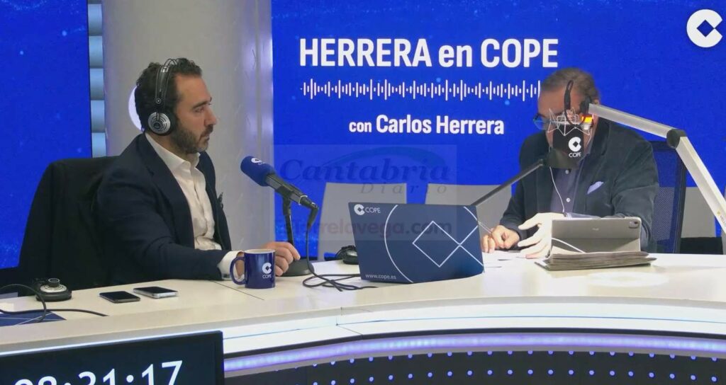 Víctor de Aldama con Carlos Herrera en la COPE: "Estuve con Sánchez y varios ministros en un cumpleaños de Ábalos"