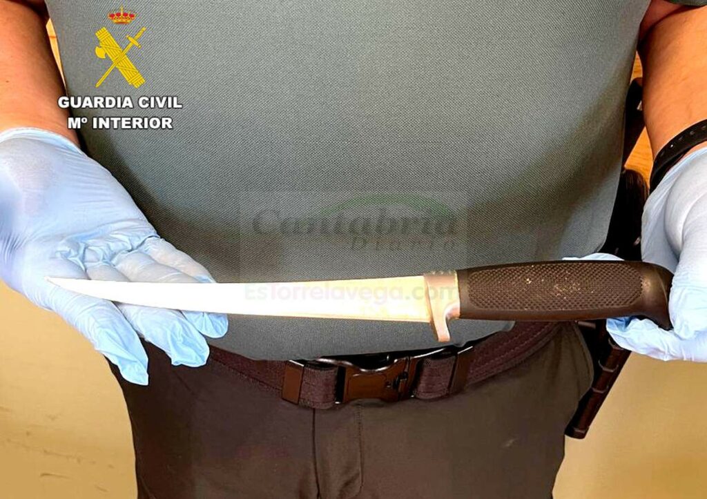 Pillado en Noja tras cometer un robo con un gran cuchillo