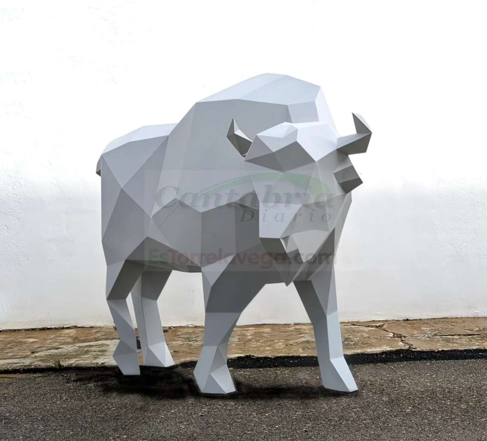 Así son las esculturas de bisontes que se instalarán en Torrelavega para convertirla en "capital del Cuaternario"